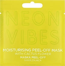Düfte, Parfümerie und Kosmetik Feuchtigkeitsspendende Gesichtsmaske mit Kaktusblüte - Marion Neon Vibes Moisturising Peel-Off Mask