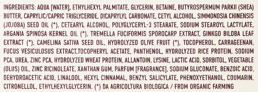 Feuchtigkeitsspendende Anti-Falten Gesichtscreme mit Arganöl und Hyaluronsäure - Athena's Erboristica Face Cream With Argan Oil And Hyaluronic Acid — Bild N3