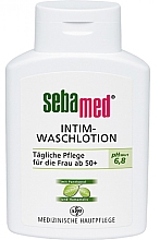 Waschlotion für die Intimhygiene mit Panthenol und Hamamelis - Sebamed Sensitive Skin Intimate Washing Lotion pH 6.8 — Bild N1