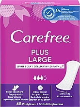 Düfte, Parfümerie und Kosmetik Damenbinden mit leichtem Duft 48 St. - Carefree Plus Large Light Scent