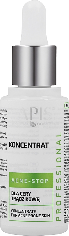 Gesichtskonzentrat für Problemhaut - APIS Professional Concentrate For Acne Skin