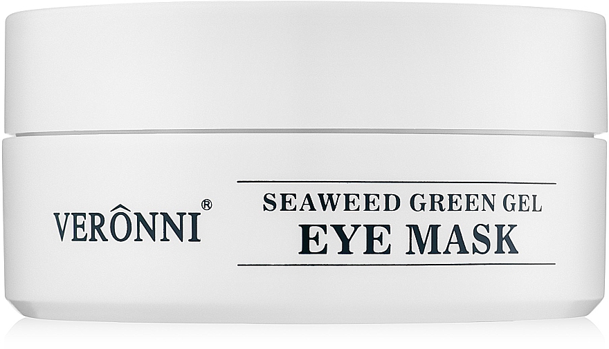 Verjüngende Hydrogel-Augenpatches mit Algenextrakt und Hyaluronsäure - Veronni Seaweed Green Gel Eye Mask — Bild N2