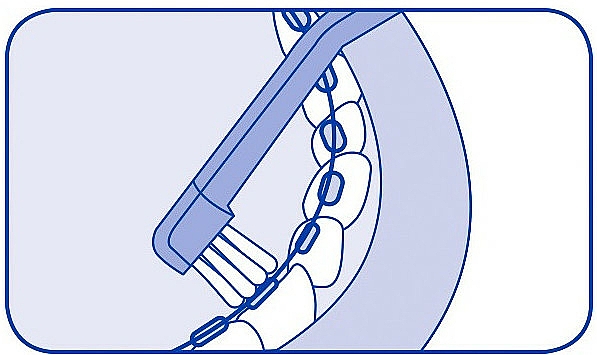 Einbüschelbürste CS 708 violett - Curaprox CS 708 Implant — Bild N3