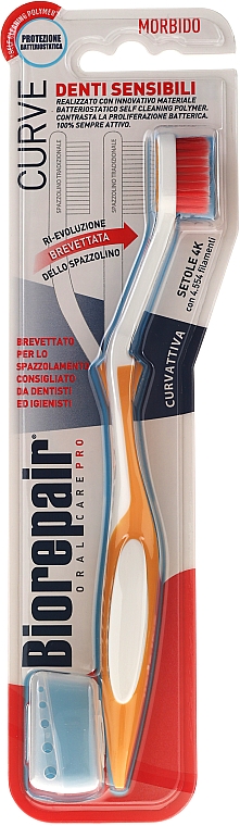 Zahnbürste weich Oral Care Pro orange-weiß - Biorepair Oral Care Pro — Bild N1