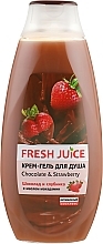 Duschgel-Creme Schokolade und Erdbeeren - Fresh Juice Love Attraction Chocolate & Strawberry — Bild N4