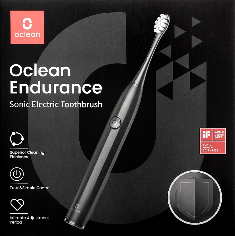 Elektrische Zahnbürste Endurance schwarz - Oclean Electric Toothbrush Black — Bild N1
