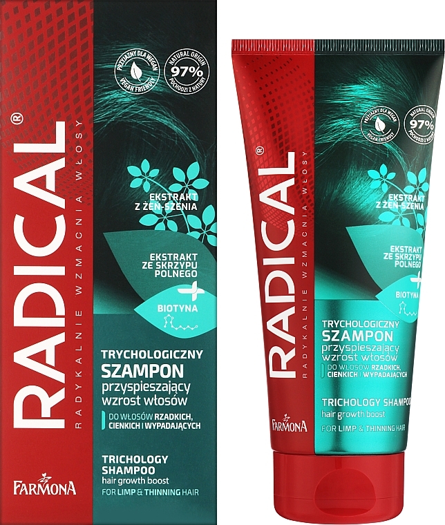 Trichologisches Shampoo für Haarwachstum - Farmona Radical Trichology Shampoo — Bild N2