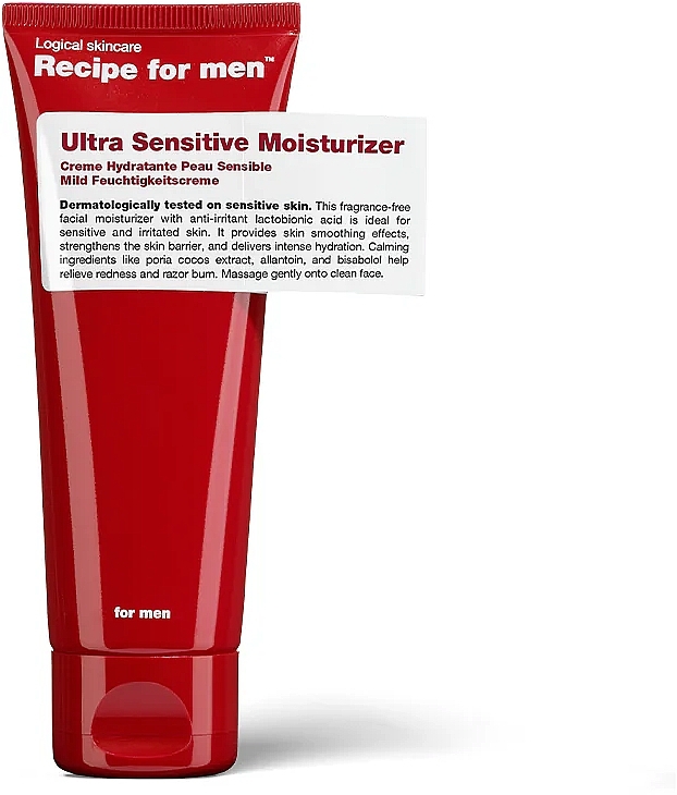 Gesichtscreme - Recipe For Men Ultra Sensitive Moisturizer — Bild N1