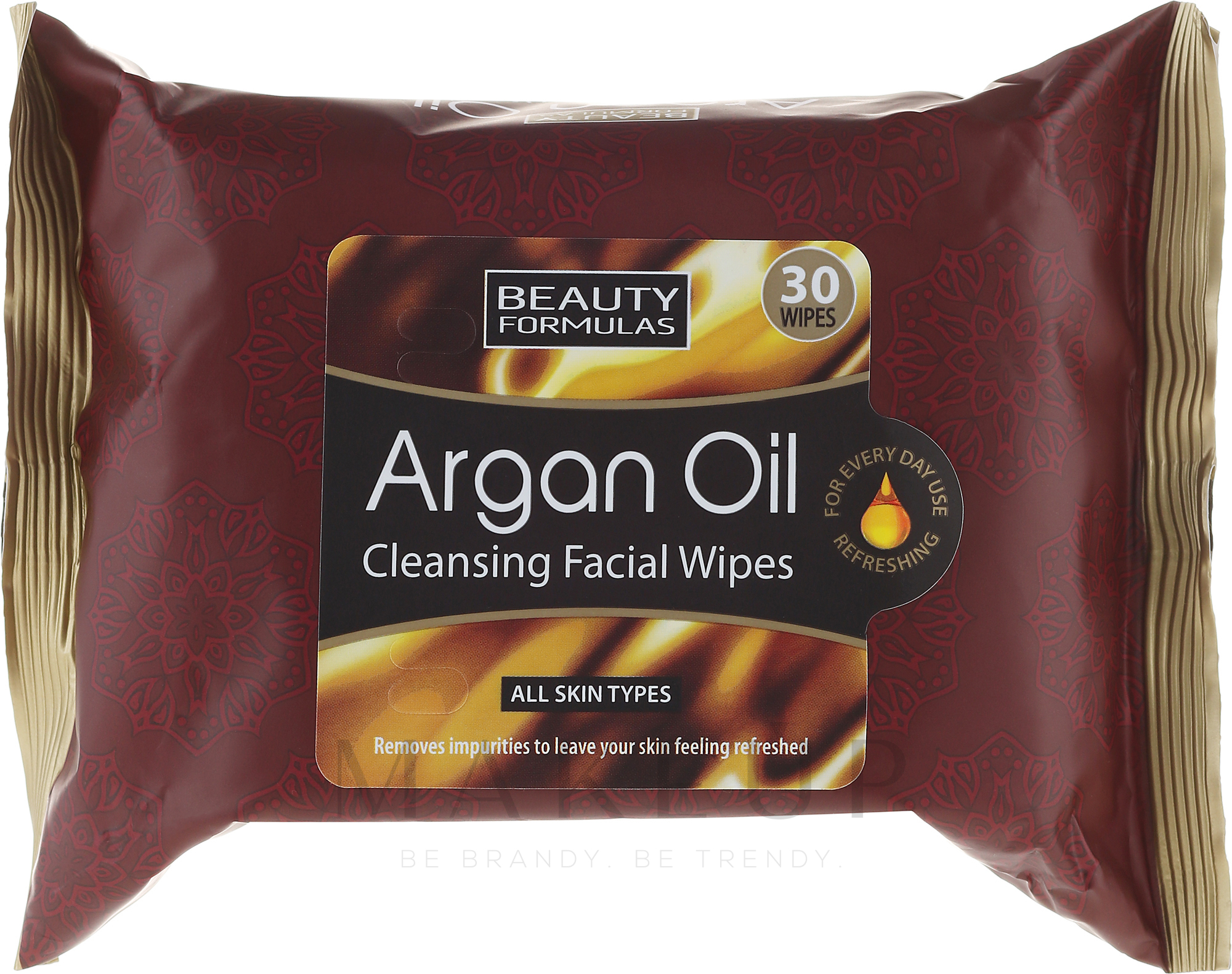 Reinigungstücher für das Gesicht mit Arganöl - Beauty Formulas Argan Oil Cleansing Facial Wipes — Bild 30 St.