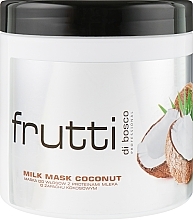 Haarmaske mit Kokosnuss-Duft - Frutti Di Bosco Milk Mask Coconut  — Bild N1