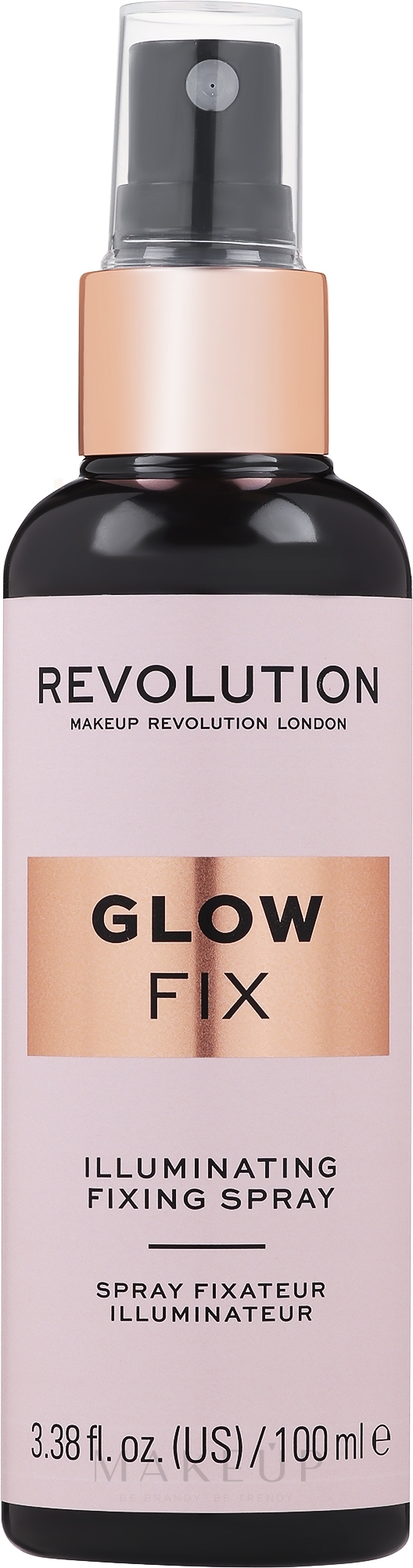 Aufhellendes Make-up Fixierspray - Makeup Revolution Illuminating Fixing spray — Foto 100 ml