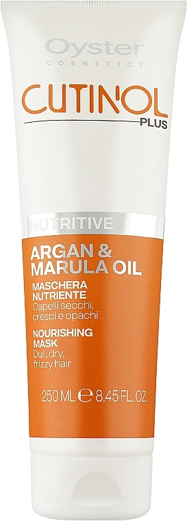 Maske für trockenes Haar - Oyster Cutinol Plus Argan & Marula Oil Nourishing Hair Mask — Bild N1