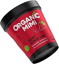 Körperpeeling Mandeln und Erdbeeren - Organic Mimi Body Scrub Jam Almond & Strawberry — Bild N1