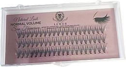 Wimpernbüschel 14 mm C 60 St. - Lewer Natural Lash Normal Volume San Francisco — Bild N1