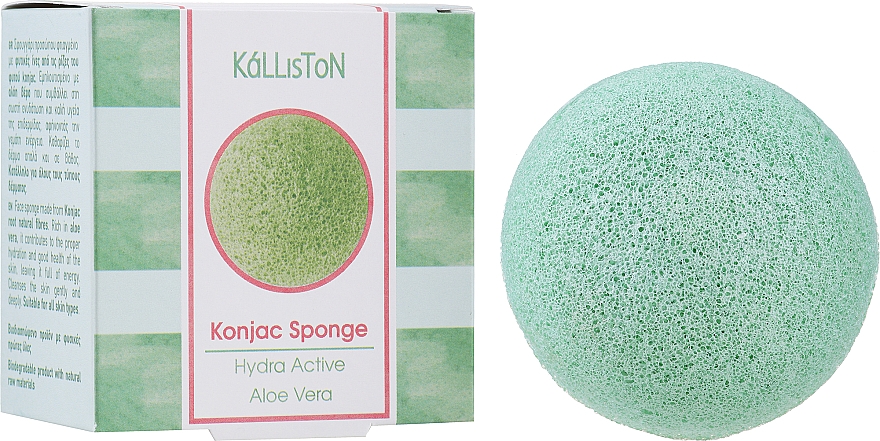Konjac-Schwamm mit Aloe - Kalliston Konjac Sponge Aloe Vera — Bild N1