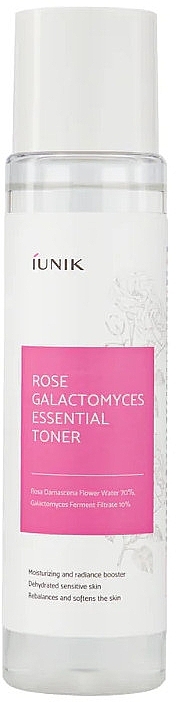 Gesichtswasser mit Rose und Galaktomisis - iUNIK Rose Galactomyces Essential Toner — Bild N1