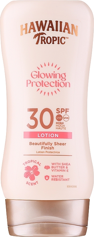 Feuchtigkeitsspendende und schimmernde Sonnenschutzlotion für Körper und Gesicht SPF 30 - Hawaiian Tropic Satin Protection Sun Lotion SPF 30 — Bild N2