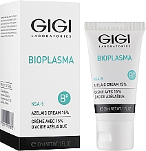 Creme mit Azelainsäure für fettige und problematische Haut - Gigi Bioplasma 15% Azelaic Cream — Bild N2