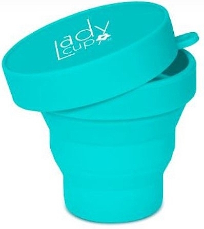 Desinfektionsbehälter für Menstruationstassen 150 ml blau - LadyCup — Bild N1