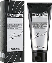 Düfte, Parfümerie und Kosmetik Tiefenreinigender Gesichtsschaum mit Extrakt aus schwarzer Schnecke - FarmStay Black Snail Deep Cleansing Foam
