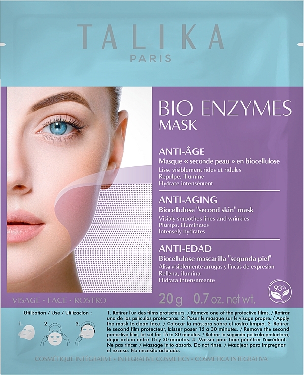 Anti-Aging Tuchmaske - Talika Bio Enzymes Anti-Age Mask — Bild N1