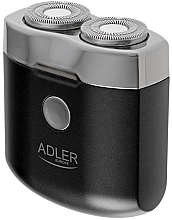 Kabelloser Reise-Elektrorasierer für Männer - Adler Travel Shaver AD 2936 Black  — Bild N1