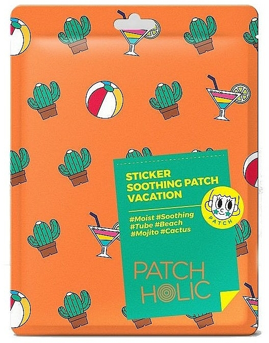 Beruhigende Gesichts- und Körperpatches mit Kaktusextrakt - Patch Holic Sticker Soothing Patch Vacation — Bild N1