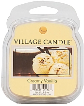 Düfte, Parfümerie und Kosmetik Aromatisches Wachs Vanille-Eiscreme - Village Candle Creamy Vanilla Wax Melt