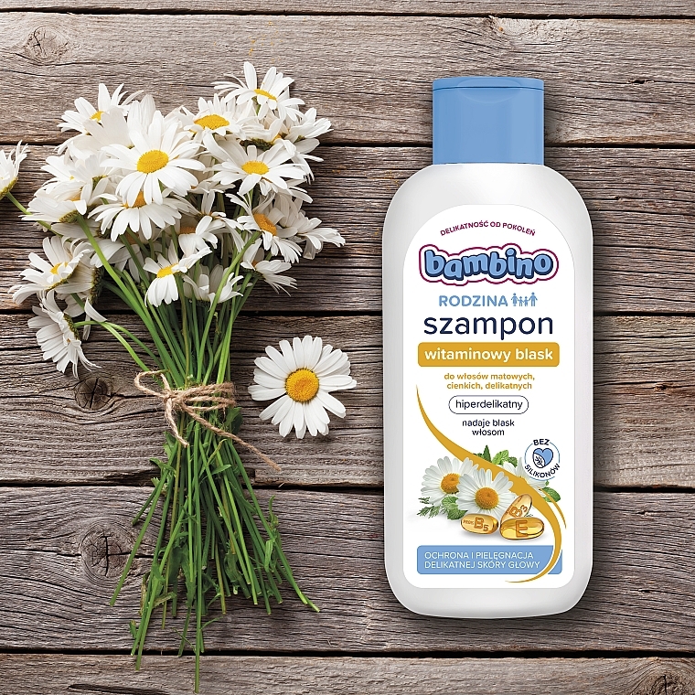 Feuchtigkeitsspendendes Shampoo für sehr empfindliches Haar - Bambino Family Shampoo — Bild N4