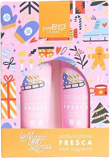 Körperpflegeset - PuroBio Cosmetics Magic Xmas Fresca Kit  — Bild N1