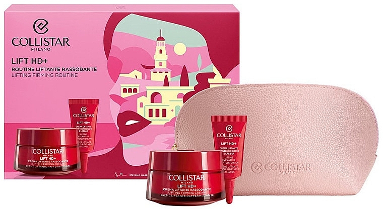 Set - Collistar Lift HD+ Gift Set (Gesichtscreme 50 ml + Augencreme 15 ml)  — Bild N1