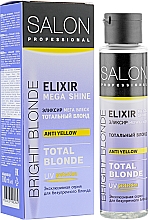Düfte, Parfümerie und Kosmetik Anti-Gelbstich Haarelixier Total Blonde - Salon Professional Elixir Mega Shine Anti Yellow Total Blonde