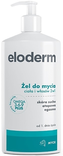 2in1 Waschgel für Haar und Körper - Eloderm — Bild N1