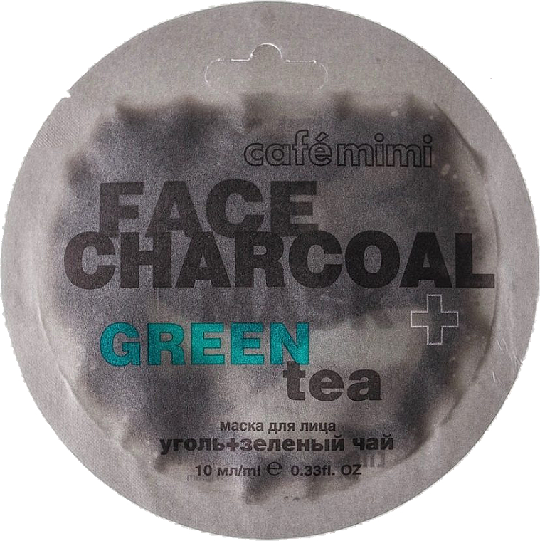 Gesichtsmaske mit Bambuskohle und grünem Tee - Cafe Mimi Charkoal & Green Tee Face Mask