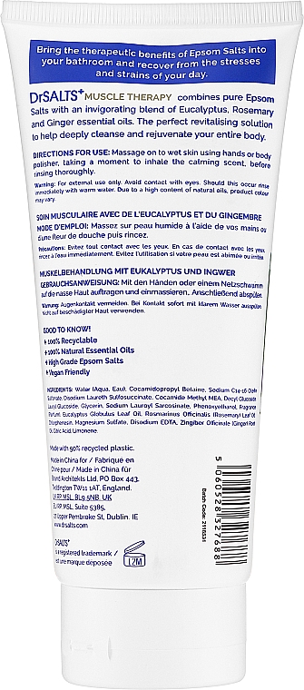 Duschgel mit Ingwer und Eukalyptus - Muscle Therapy Epsom Salt Shower Gel — Bild N2