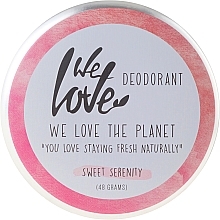 Düfte, Parfümerie und Kosmetik Natürliche Deo-Creme - We Love The Planet Deodorant Sweet Serenity