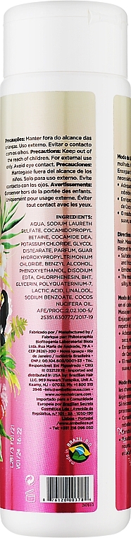 Feuchtigkeitsspendendes, regenerierendes Shampoo für brüchiges, trockenes und lockiges Haar mit Kokosnussöl - Novex Coconut Oil Shampoo — Bild N2