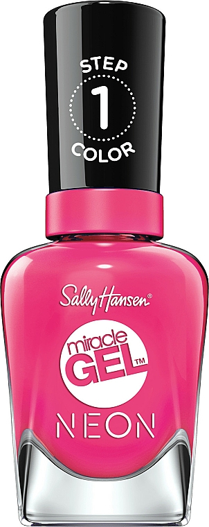 Nagellack mit Gel-Effekt - Sally Hansen Miracle Gel Neon Step 1 Nail Polish — Bild N1