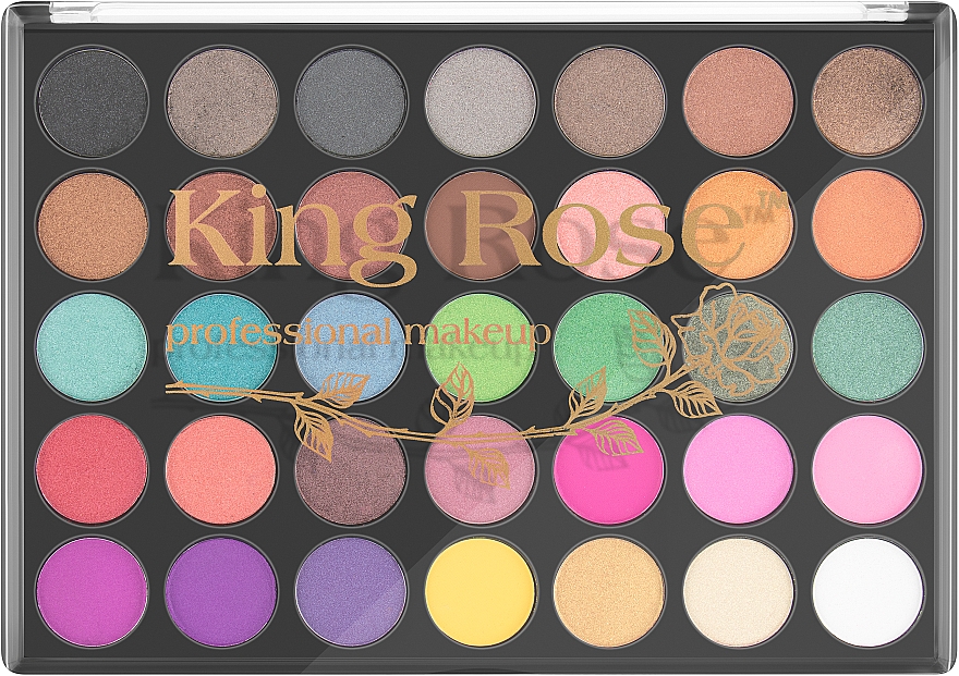 Lidschattenpalette mit 35 Farbtönen - King Rose Eyeshadow Palette 35A — Bild N2