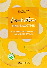 Düfte, Parfümerie und Kosmetik Feuchtigkeitsspendende Maske mit Banane für trockenes Haar - Oriflame Love Nature Hair Smoothie
