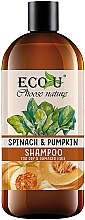 Shampoo mit Kürbis und Spinat für trockenes und strapaziertes Haar - Eco U Pumpkins And Spinach Shampoo — Bild N1