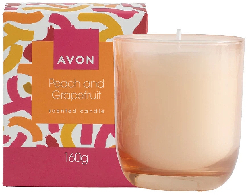 Duftkerze - Avon Peach & Grapefruit Scented Candle — Bild N1