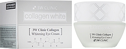 Düfte, Parfümerie und Kosmetik Aufhellende Augencreme mit Kollagen - 3w Clinic Collagen Whitening Eye Cream