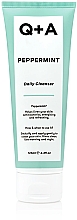 Düfte, Parfümerie und Kosmetik Gesichtsreiniger mit Pfefferminze - Q+A Peppermint Daily Cleanser