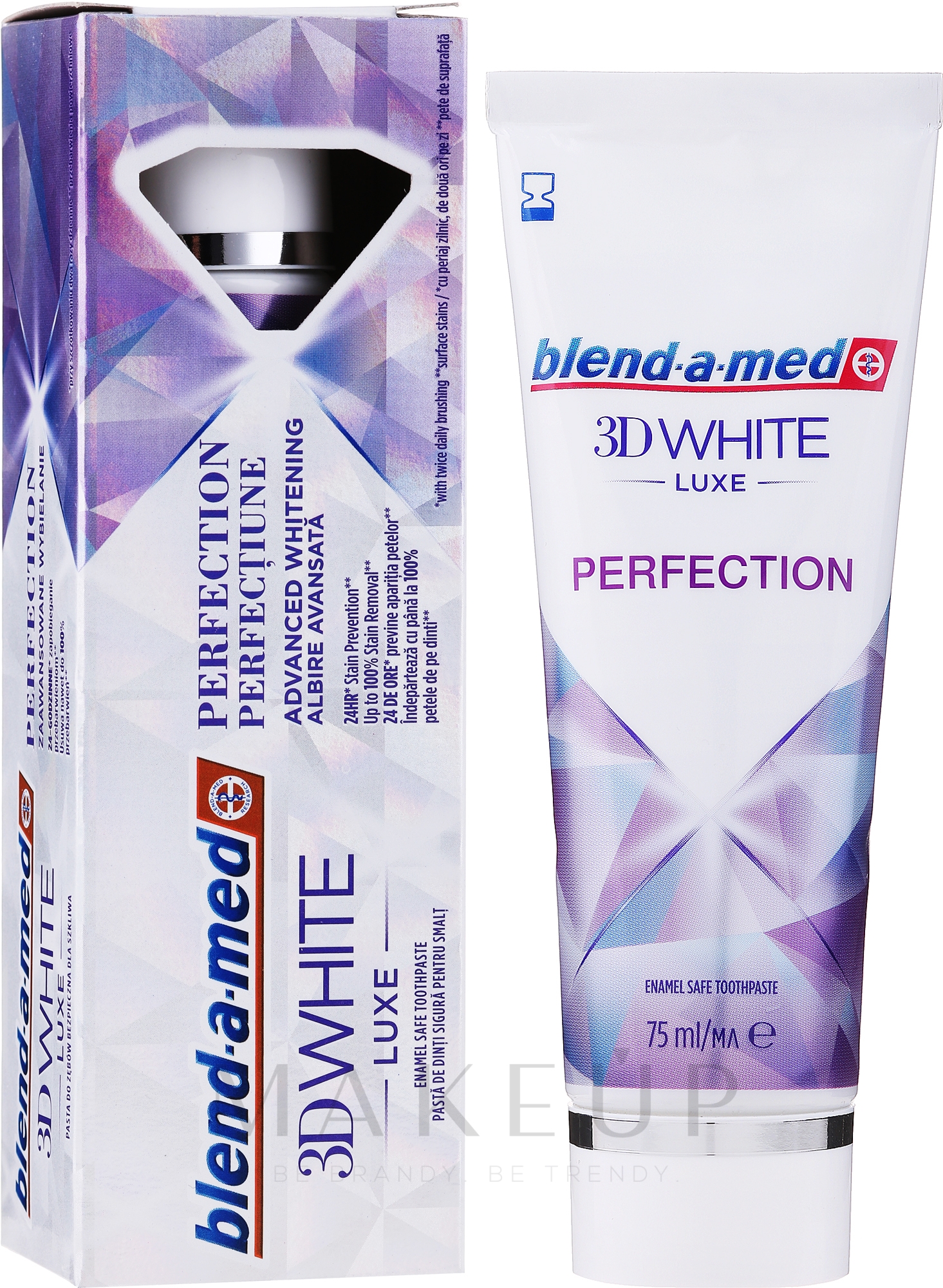 Zahnpasta 3D White Luxe Perfection - Blend-a-med 3D White Luxe Perfection Toothpaste — Bild 75 ml