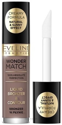 Bronzer - Eveline Cosmetics Wonder Match Liquid Bronzer Contour  — Bild 01