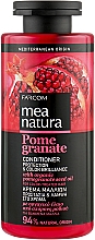 Düfte, Parfümerie und Kosmetik Conditioner für coloriertes Haar mit Granatapfelöl - Mea Natura Pomegranate Hair Conditioner