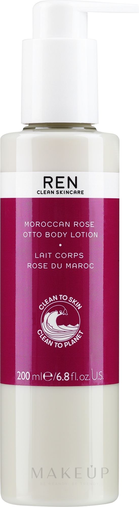 Feuchtigkeitsspendende Körperlotion mit Rosenblüten - Ren Moroccan Rose Otto — Bild 200 ml