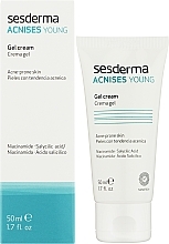Gesichtscreme-Gel für Problemhaut - SesDerma Laboratories Acnises Young Gel Cream — Bild N2