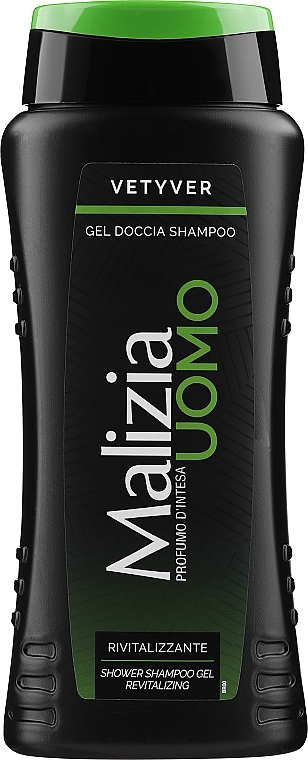 2in1 Shampoo-Duschgel - Malizia Vetyver Uomo — Bild N1